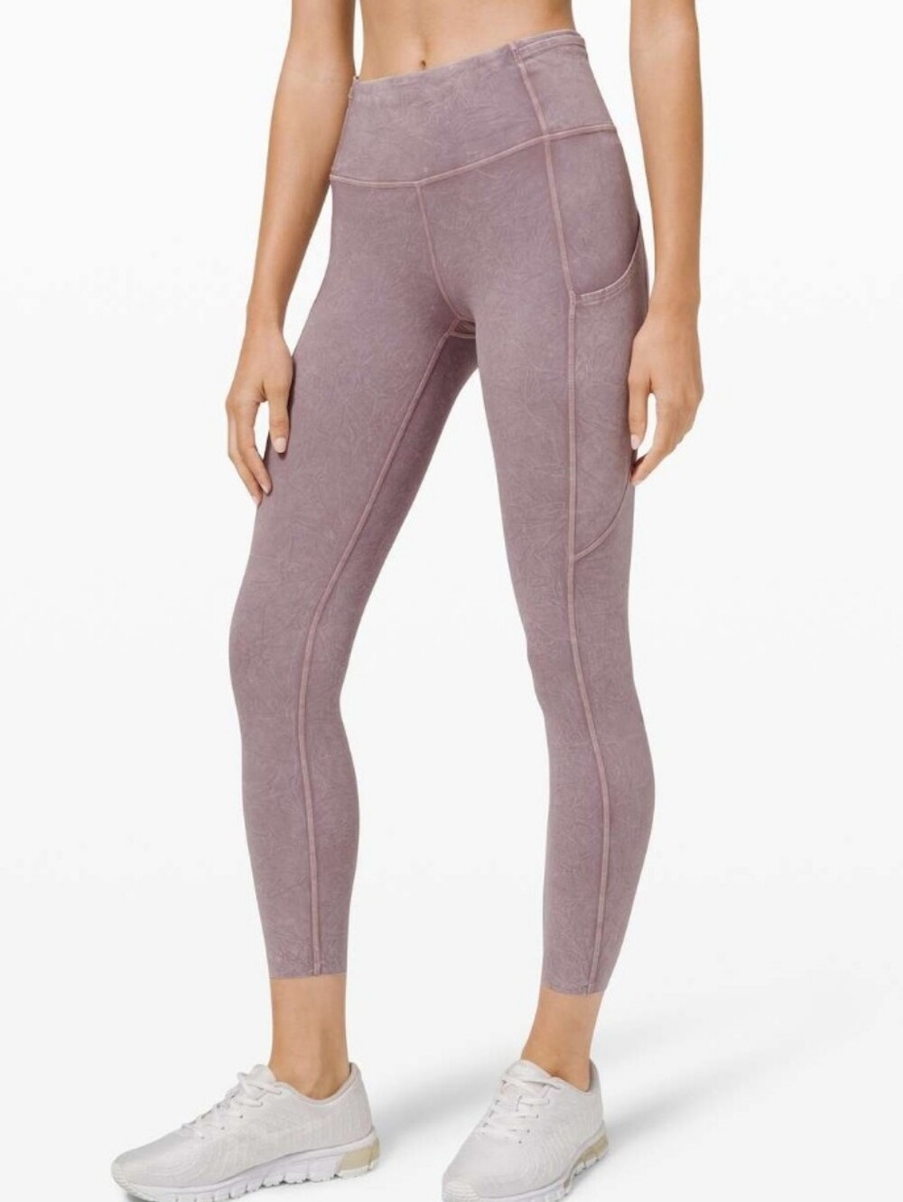 Lululemon Fast and Free Tight II Ice Dye Ice Wash Violet Size 4